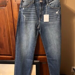 KanCan Women's Straight Leg Jeans - Blue